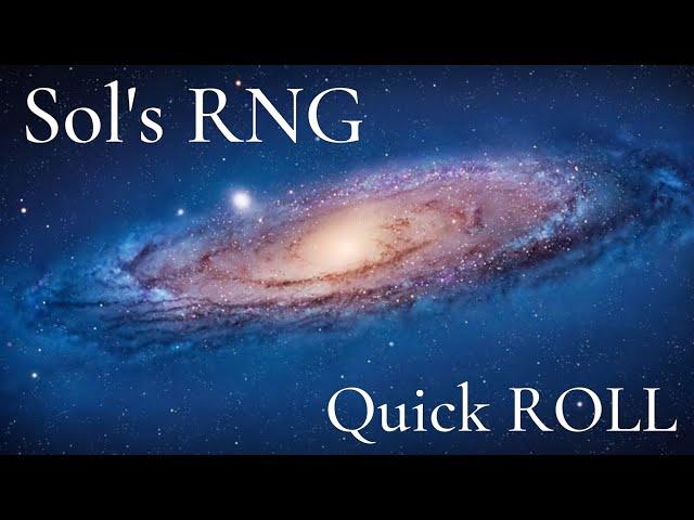 Sol's RNG BUYING Quick Roll ► SHOWCASE BEFORE AND AFTER