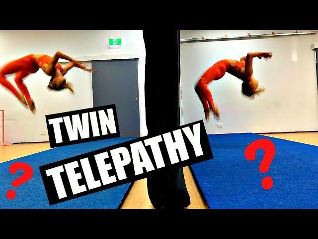 TWIN TELEPATHY TUMBLE CHALLENGE!