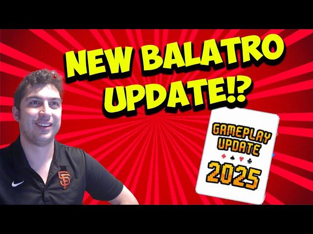 BALATRO GAMEPLAY UPDATE ANNOUNCED!