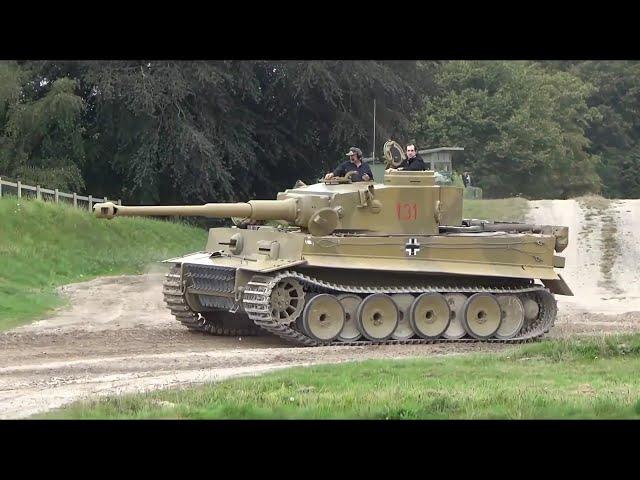 A big match between two great heavy tanks at the Tank Museum, TIGER & CHURCHILL #ww2 #tank #history