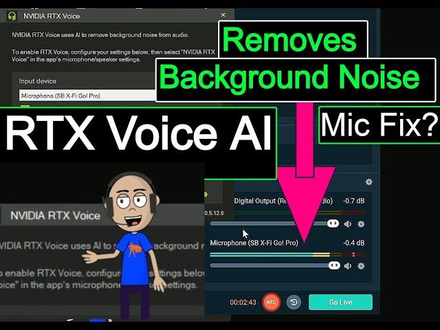 BEST Background NOISE removal by NVIDIA Voice AI software