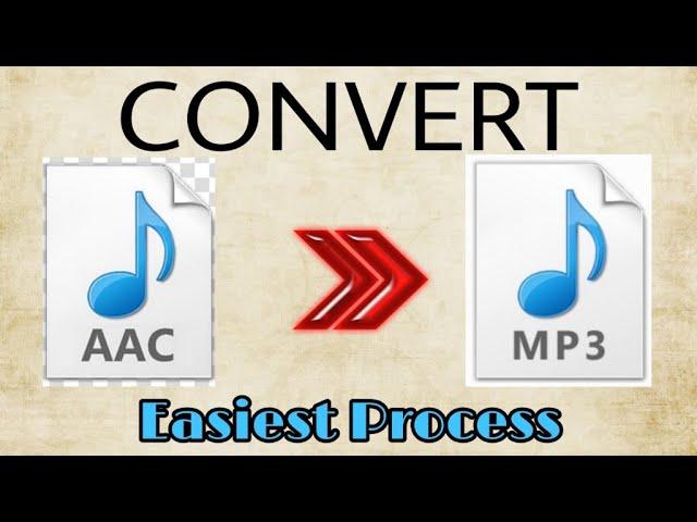 How To Convert AAC to mp3 file easily | how to change aac to mp3 format | Be Tech UTuber