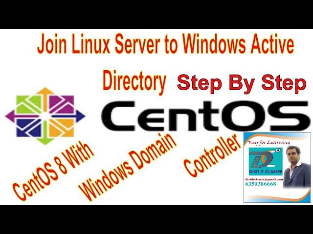 How to Join a LINUX machine to Windows Domain | How to Join Cent OS 8 to an Existing Windows Domain