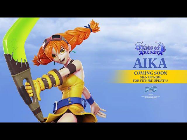 A First Look at The Skies of Arcadia – Aika statue