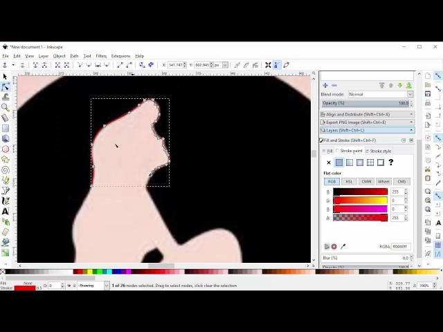 Vectorization Inkscape Tracing