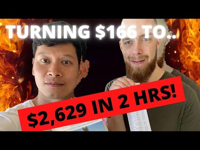 Turning $166 to $2,629 in 2 hours Flipping Books in Canada