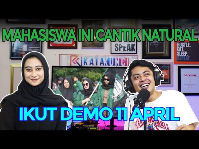 Mahasiswi ini Viral Demo 11 April ‼️ Cacha ; 3 Periode Tidak Sesuai Konstitusi.