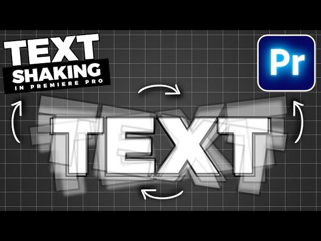 How To Add TEXT SHAKE Effect In Premiere Pro