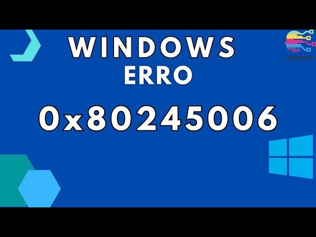 Windows 11 erro 0x80245006 erro resolvido.