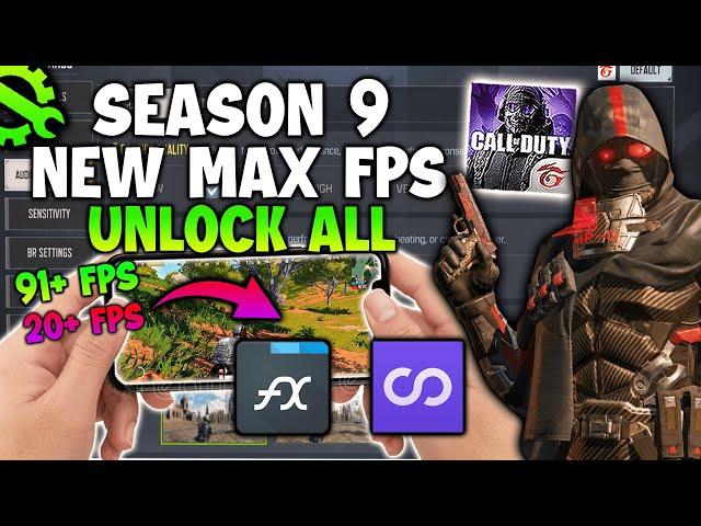 Call Of Duty Mobile SEASON 9 MAX 60FPS | UNLOCK! MAX SETTINGS CODM FIX LAG AND FPS DROP