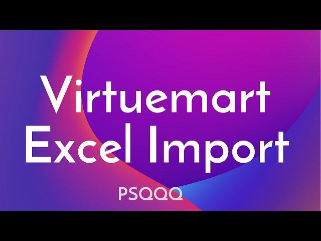 Virtuemart Excel Import