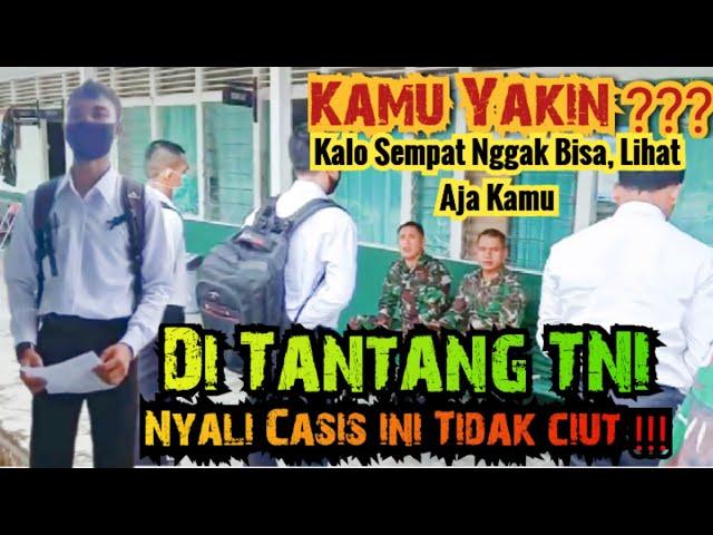 Ini baru Calon Tentara !!! Casis TNI ini Berani Terima Tantangan Pak Tentara Saat Daftar TNI AD