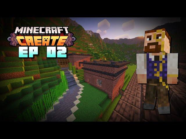 Minecraft: Create EP2 - I Made A Cobble Generator for INFINITE IRON!