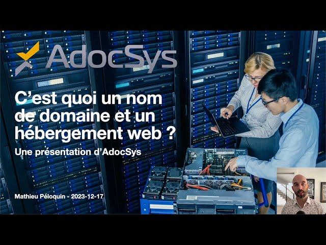 C'est quoi un nom de domaine et un hébergement web?