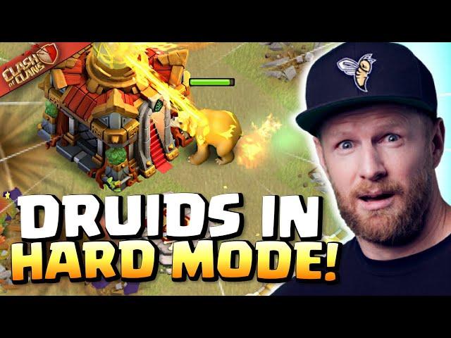 PROs play Hard Mode and use DRUIDS for the FIRST TIME! Clash of Clans Esports