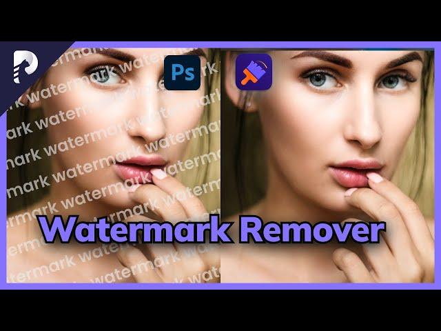 BEST FREE Ways To Remove Watermark | Photoshop & HitPaw | 100% Work