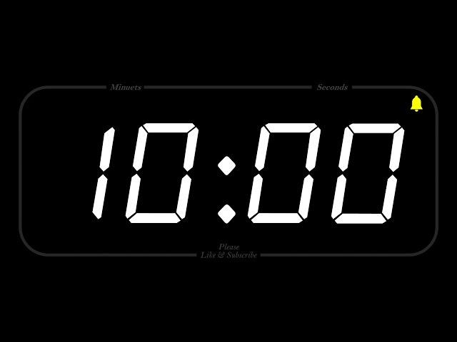 10 MINUET - TIMER & ALARM - Full HD - COUNTDOWN