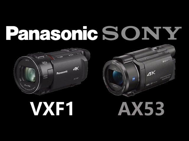 Panasonic HC-WXF1/HC-VXF1 vs Sony FDR-AX53