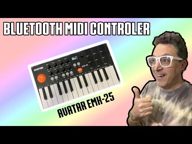 Bluetooth MIDI Key Drum Pad MIDI Controller - Avatar EMK 25