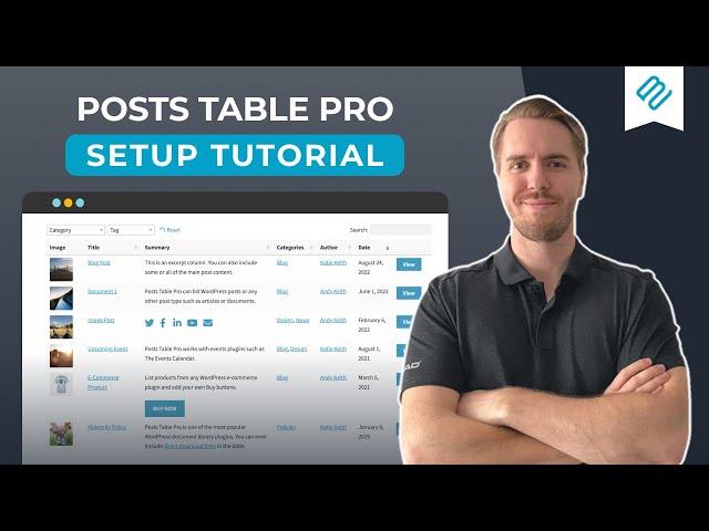 Create a WordPress Table In Minutes with Posts Table Pro