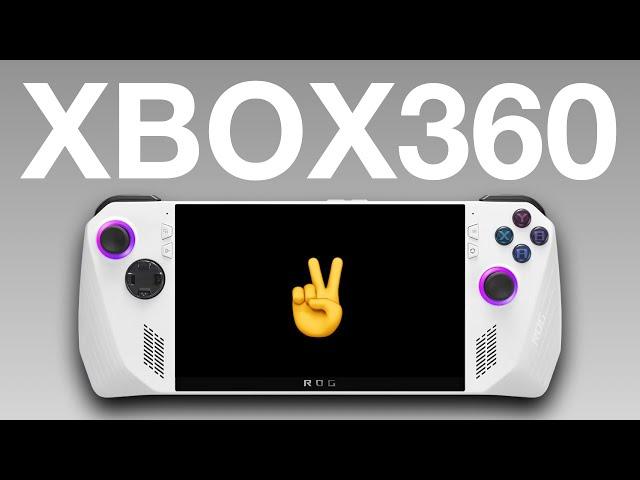 How To Emulate (Xenia) Xbox360 Games on Windows Devices  ROG ALLY / Legion GO  2024