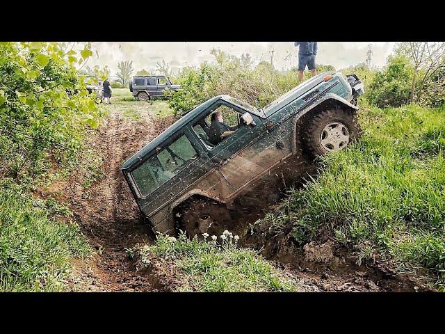 Puch und Mercedes G