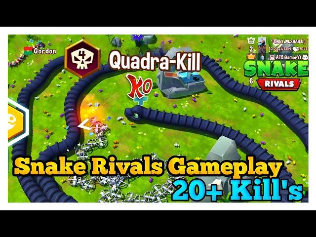 Snake Rivals Gameplay 20+Kill's | Snake Rivals