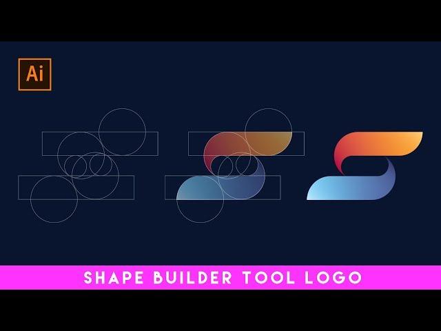 Shape Builder Tool Logo Design In Illustrator