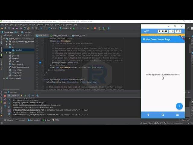 Flutter - How to Setup and Run Emulator android with Android Studio