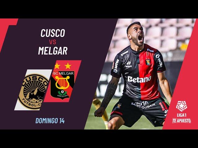 Cusco FC 0-3 Melgar de Arequipa: resumen de hoy, goles y mejores jugadas del partido por la Liga1