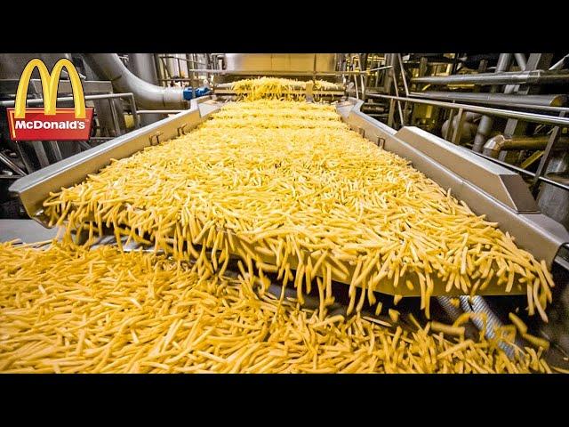 CÓMO SE HACEN LAS PAPAS FRITAS DE MCDONALD'S. LA PRODUCCIÓN DE ALIMENTOS