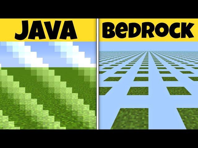 100 Nuevas Diferencias Java VS Bedrock!