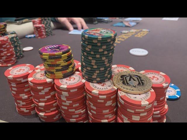 I brick straight flush draw... BUT DRILL QUADS!! | Poker Vlog 293