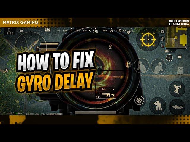 HOW TO FIX GYRO DELAY IN BGMI | SOLVE GYROSCOPE DELAY IN PUBG MOBILE | TIPS AND TRICKS MALAYALAM