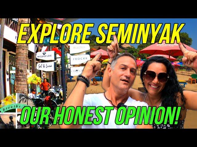 Tour Seminyak Bali Today! Our honest opinion and experience. Food, shopping, things to do, Indonesia