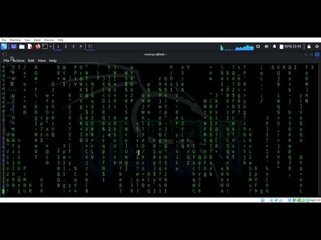 Kali Linux Tricks. How to create the Matrix effect on Kali Linux terminal