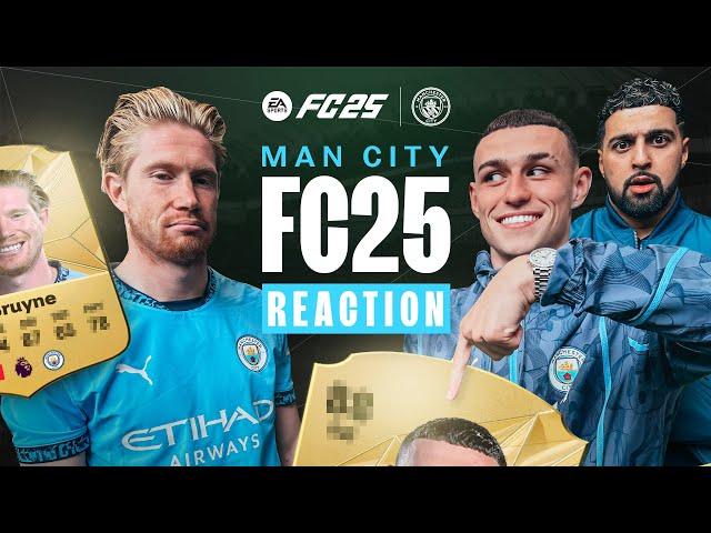 Man City REACT to FC 25 Ratings!  | De Bruyne, Foden, Grealish + More | Esports