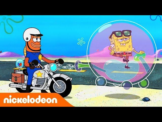 SpongeBob SquarePants | Mobil gelembung | Nickelodeon Bahasa