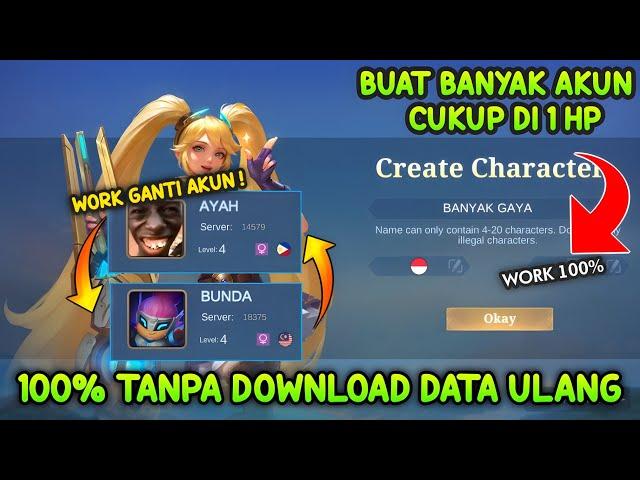 CARA BUAT AKUN ML TERBARU - CARA MEMBUAT AKUN BARU MOBILE LEGEND TERBARU 2024