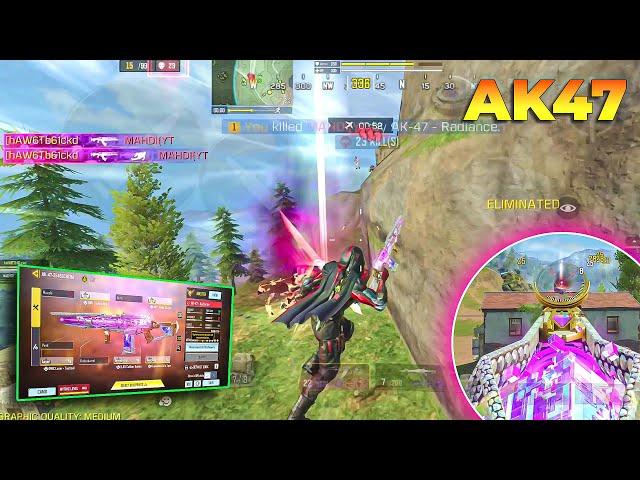 MAXED OUT MYTHIC AK47 GUNSMITH | BEST AK47 LOADOUT in COD MOBILE !