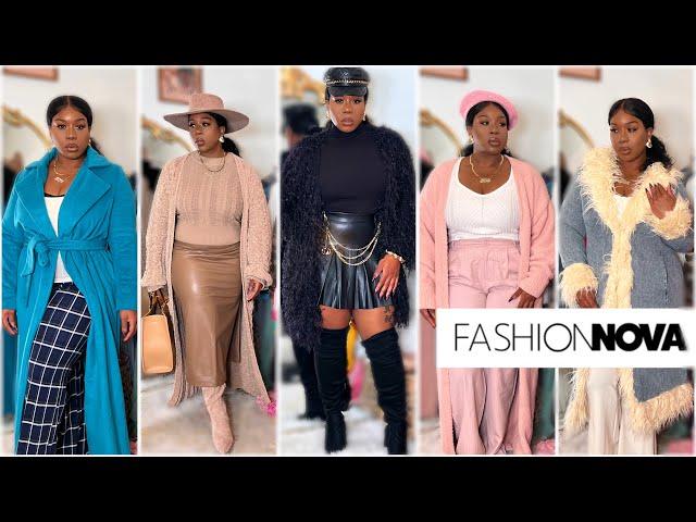 FASHION NOVA TRY ON HAUL // PLUS SIZE & CURVY // MONOCHROMATIC LOOKS!