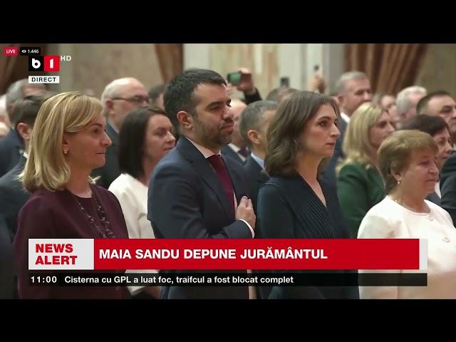 REPUBLICA MOLDOVA - CEREMONIA DE ÎNVESTIRE A MAIEI SANDU, AL DOILEA MANDAT_Știri B1TV_24 dec. 2024