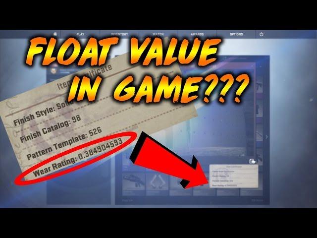 Check Float Values in Game?! (NEW CS:GO FEATURES!)