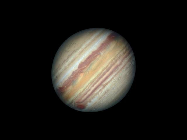 Hubble View of Jupiter: Rotation