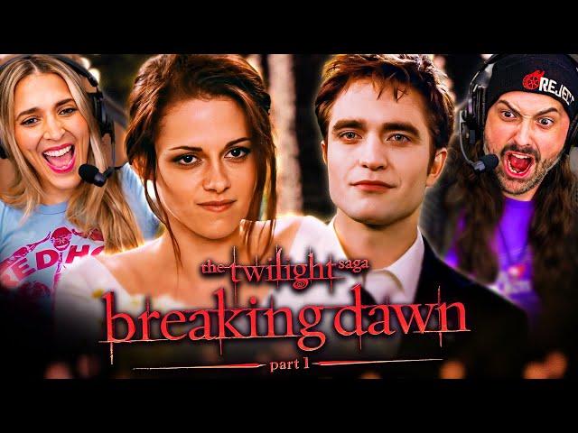 THE TWILIGHT SAGA: BREAKING DAWN - Part 1 (2011) MOVIE REACTION!! FIRST TIME WATCHING!! Movie Review