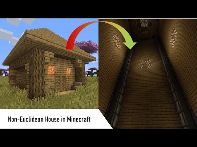 Minecraft Non-Euclidean House Tour...