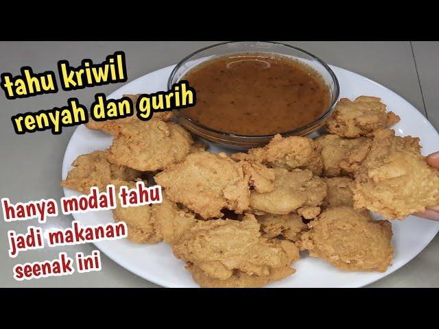 Resep Tahu kriwil enak renyah dan gampang ~resep mama ratna~