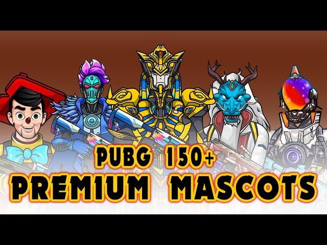 PUBG 150+ PREMIUM MASCOTS PACK | NO TEXT | PUBG NEW MASCOTS | RVK GAMERS |
