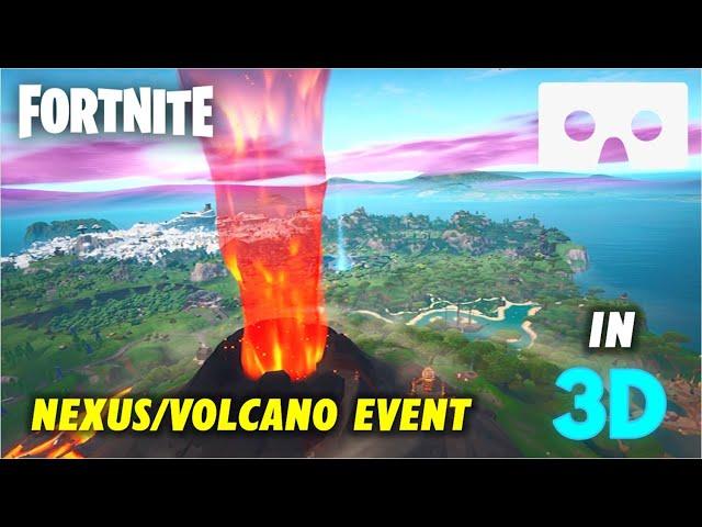 Fortnite Season Nexus/Volcano Event in 3D sbs - VR Headset Compatible (Not 360°)