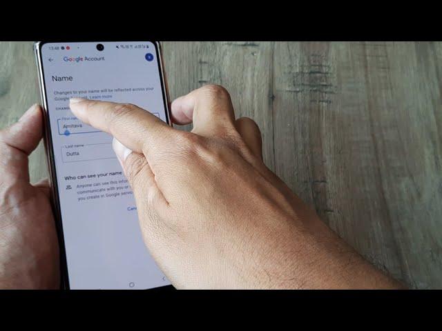 how to change gmail username | how to change google account name
